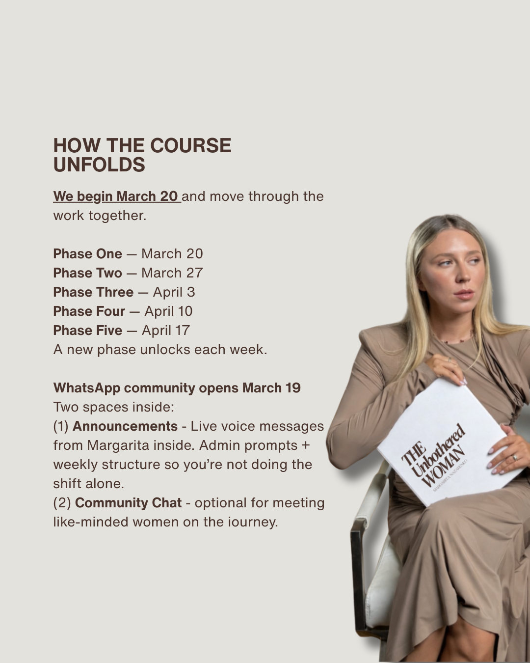 The Unbothered Woman